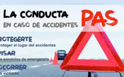 Proteger, avisar y socorrer, las claves en accidente de tráfico